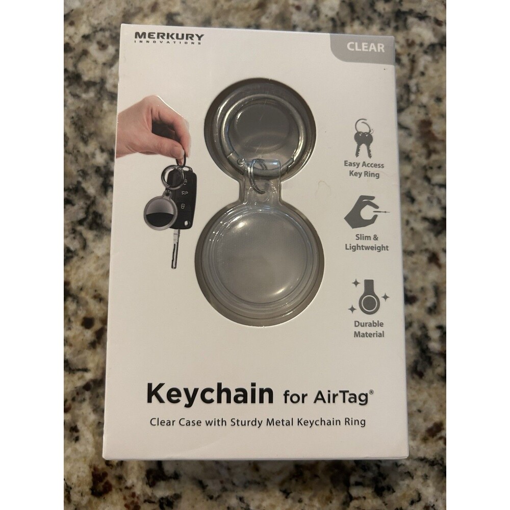 Tracker Tags-4 Pack Work with Apple Find My (iOS Only) Plus 4 Keychains - Picture 8 of 11
